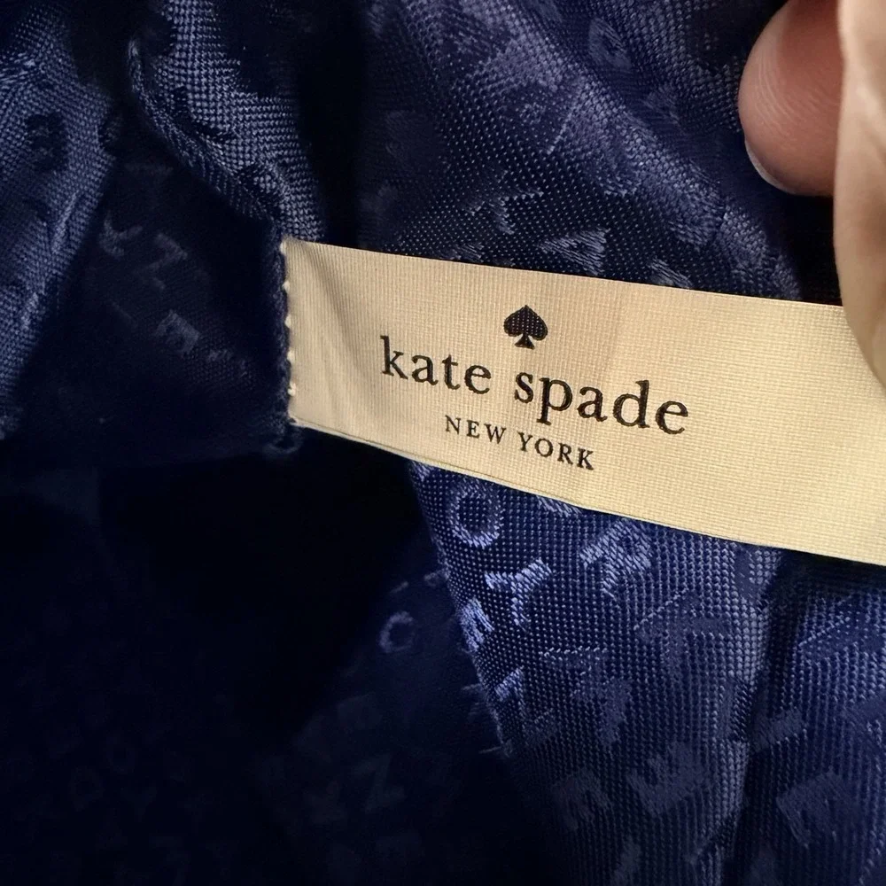 Kate Spade Atwood Place Bayley Satchel Oceanic Blue Leather Crossbody NWT